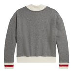 Ralph Lauren Maglia Bicolore con Colletto E Stampa Grigio per Bambino 313981062001 GRIGIO RALPH LAUREN 