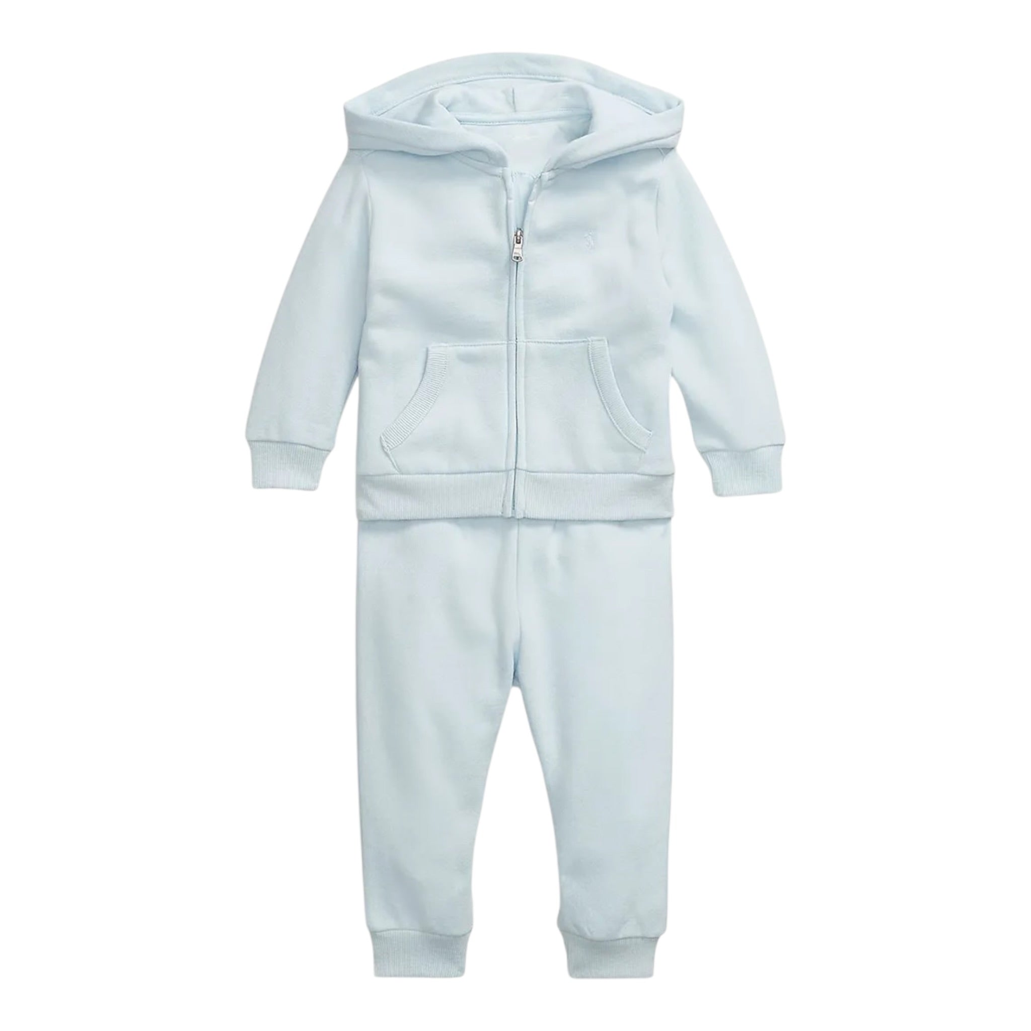 Ralph Lauren Completo 2Pz Felpa-Pantalone Azzurro per Neonato 320879018003 AZZURRO RALPH LAUREN 