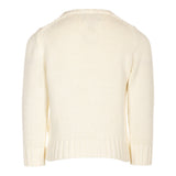 Ralph Lauren Maglia tinta unita con Stampa Panna per Neonato 322668285006N PANNA RALPH LAUREN 