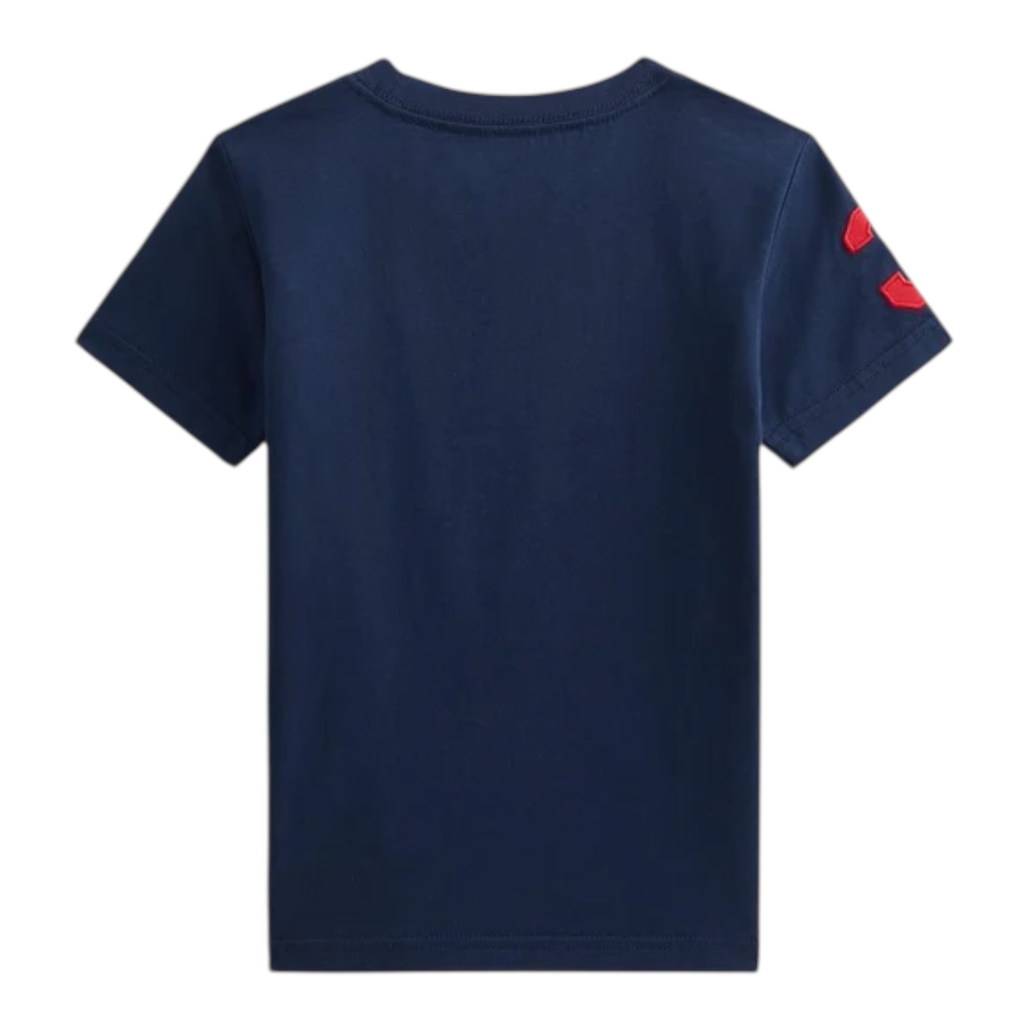Ralph Lauren T-Shirt tinta unita con Logo Blu per Bambino 322832907039 BLU RALPH LAUREN 