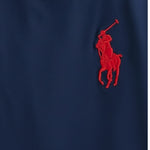 Ralph Lauren T-Shirt tinta unita con Logo Blu per Bambino 322832907039 BLU RALPH LAUREN 