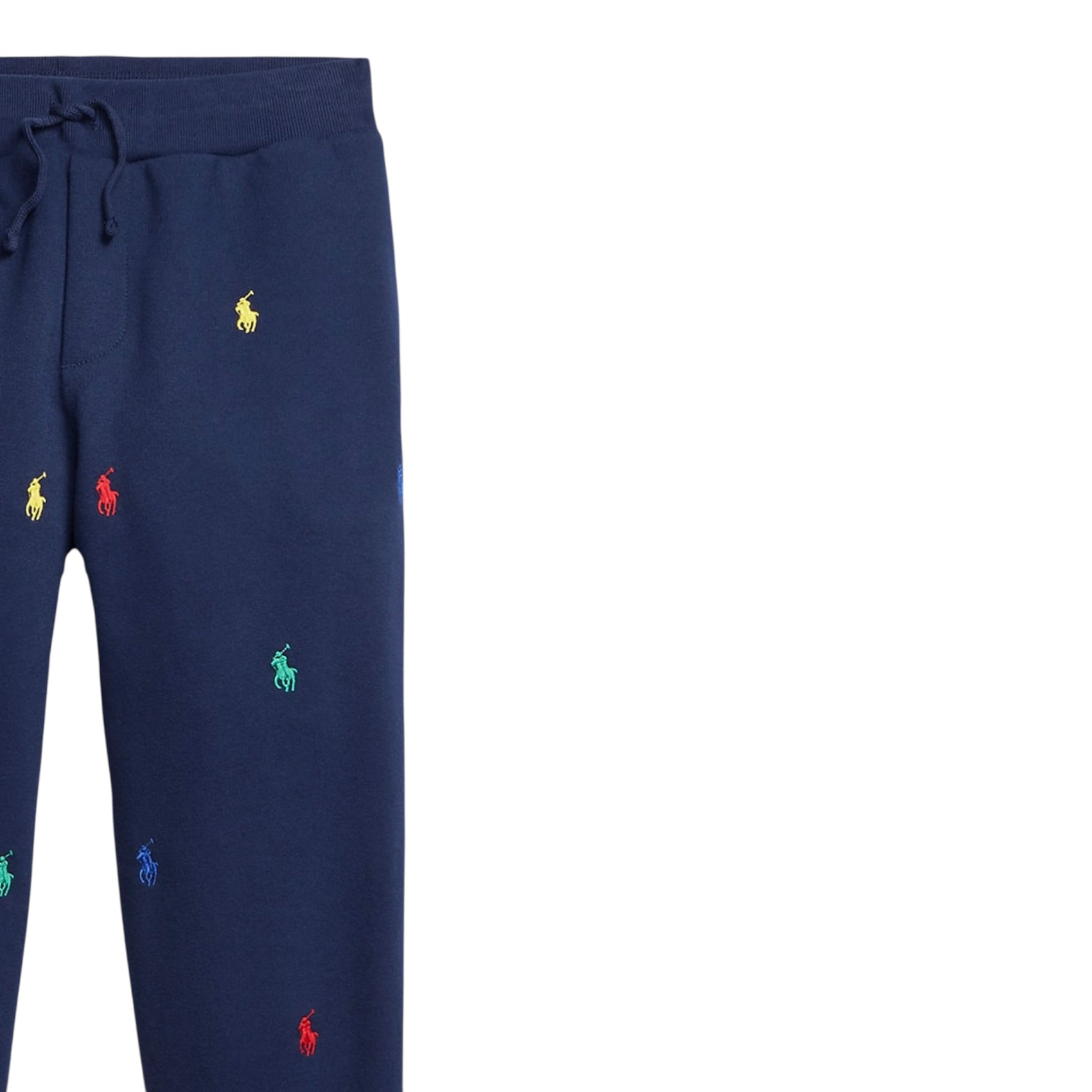 Ralph Lauren Pantalone Modello Tuta tinta unita con Stampa Blu per Bambino 322846210005 BLU RALPH LAUREN 