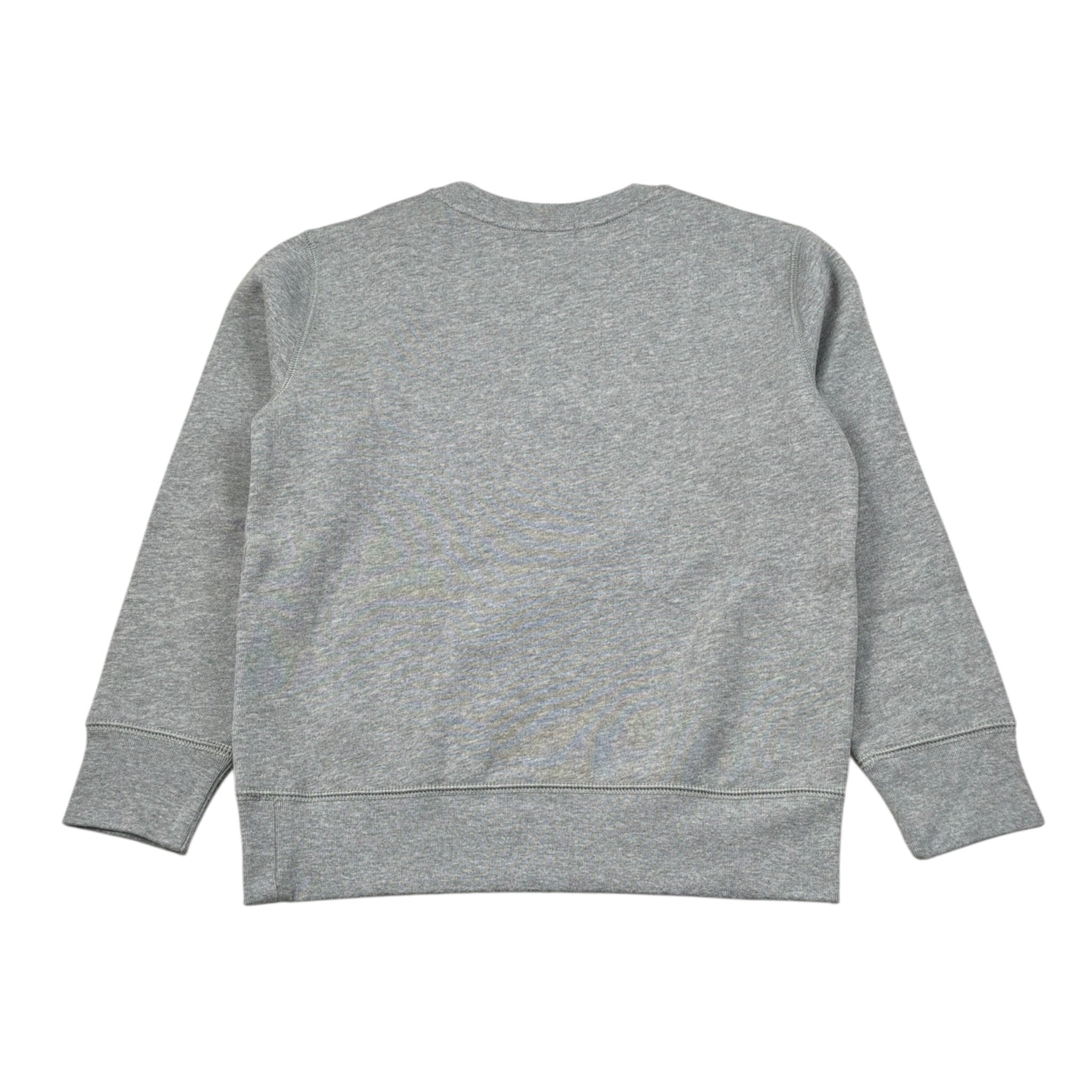 Ralph Lauren Felpa Chiusa Girocollo tinta unita con Logo Grigio per Bambino 323772102003 GRIGIO RALPH LAUREN 