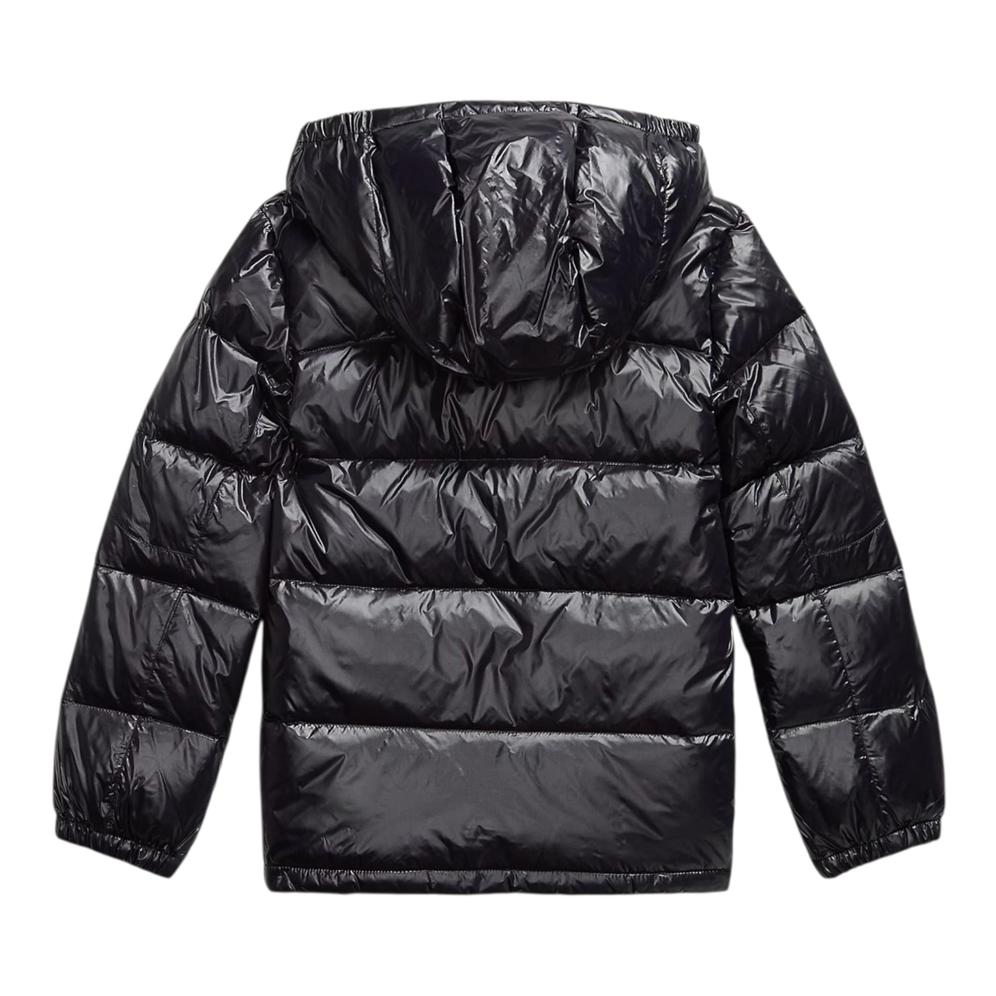 Ralph Lauren Giubbino tinta unita con Zip E Cappuccio Nero per Bambino 323978459001 NERO RALPH LAUREN 