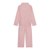 Ralph Lauren Pigiama 2 Pezzi Camicia-Pantalone tinta unita Rosa per Bambina 4P0150 ROSA RALPH LAUREN 