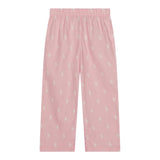Ralph Lauren Pigiama 2 Pezzi Camicia-Pantalone tinta unita Rosa per Bambina 4P0150 ROSA RALPH LAUREN 