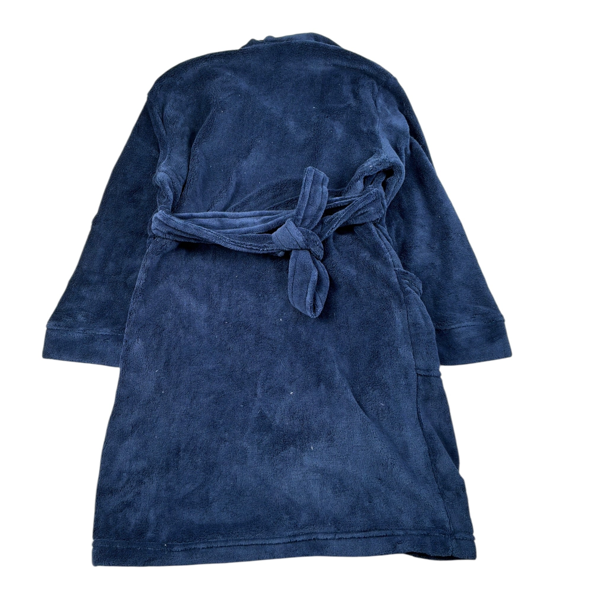 Ralph Lauren Accappatoio tinta unita con Cappuccio Blu per Bambino 9P0042 BLU RALPH LAUREN 