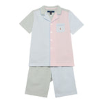 Ralph Lauren Completo 2 Pezzi Camicia-Bermuda Multicolor per Bambino 9P0221 MULITICOLOR RALPH LAUREN 