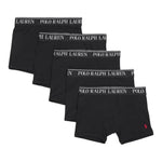 Ralph Lauren Set 5 Pezzi Boxer tinta unita Nero per Bambino 9P5014 NERO RALPH LAUREN 