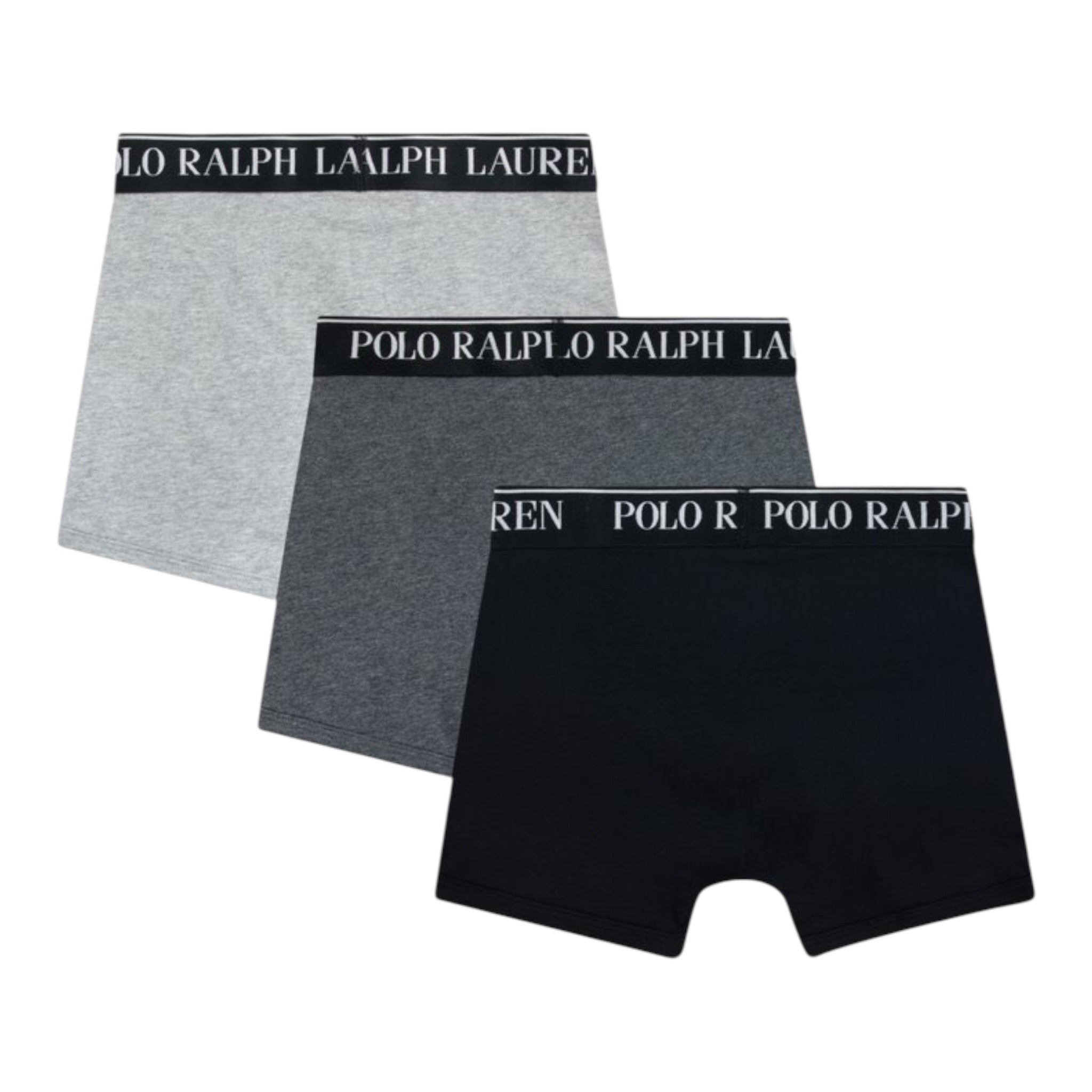 Ralph Lauren Set 3Paia Di Boxer tinta unita Multicolor per Bambino 9P5015X MULTICOLOR RALPH LAUREN 