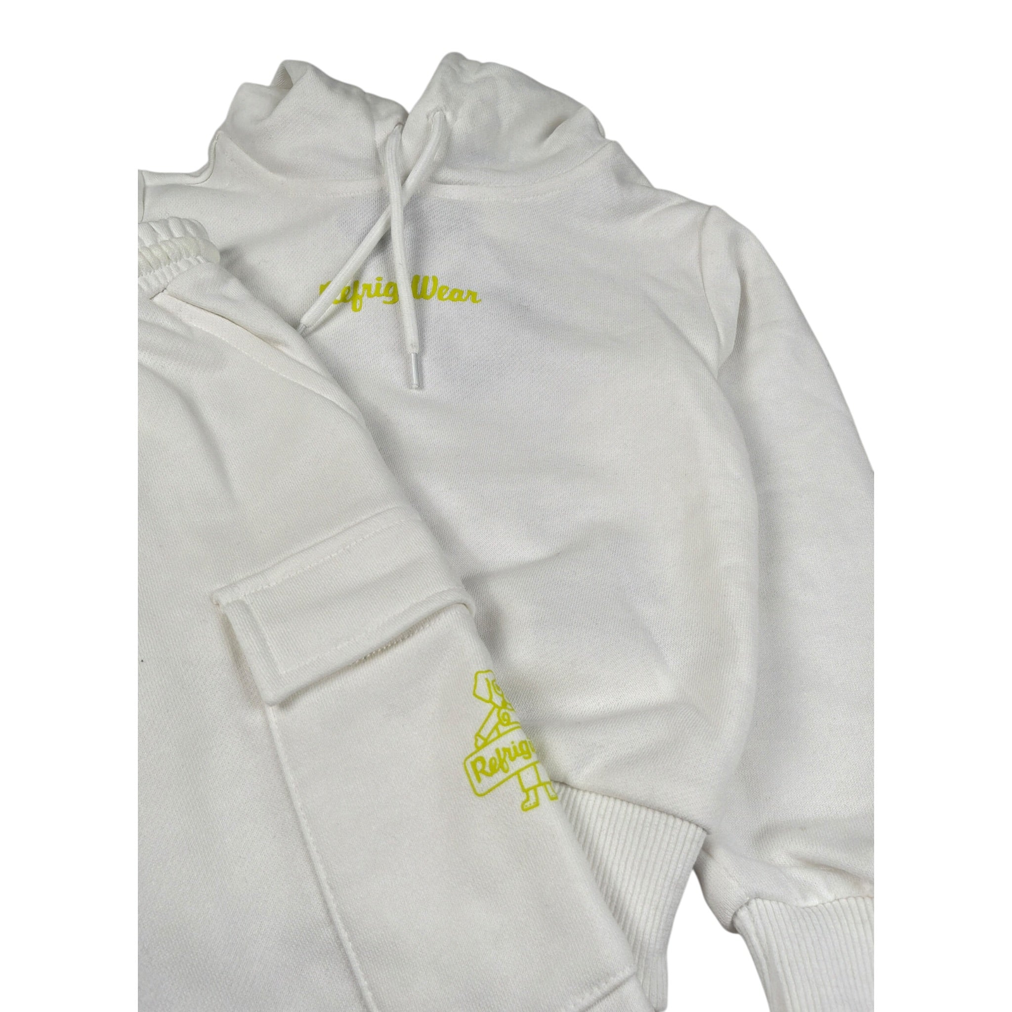 Refrigiwear Completo 2 Pezzi Felpa-Pantalone tinta unita Bianco per Neonato R1053W25X BIANCO REFRIGIWEAR 