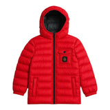 Refrigiwear Giubbino tinta unita con Cappuccio Rosso per Bambino RB1301W25 ROSSO REFRIGIWEAR 
