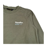 Refrigiwear Shirt Girocollo tinta unita con Logo Verde per Bambino RB139W25 VERDE REFRIGIWEAR 