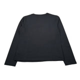 Refrigiwear Shirt Girocollo tinta unita con Logo Nero per Bambino RG1400W25 NERO REFRIGIWEAR 