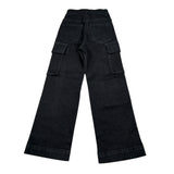 Refrigiwear Jeans tinta unita Modello Palazzo Nero per Bambina RG1415W25X NERO REFRIGIWEAR 
