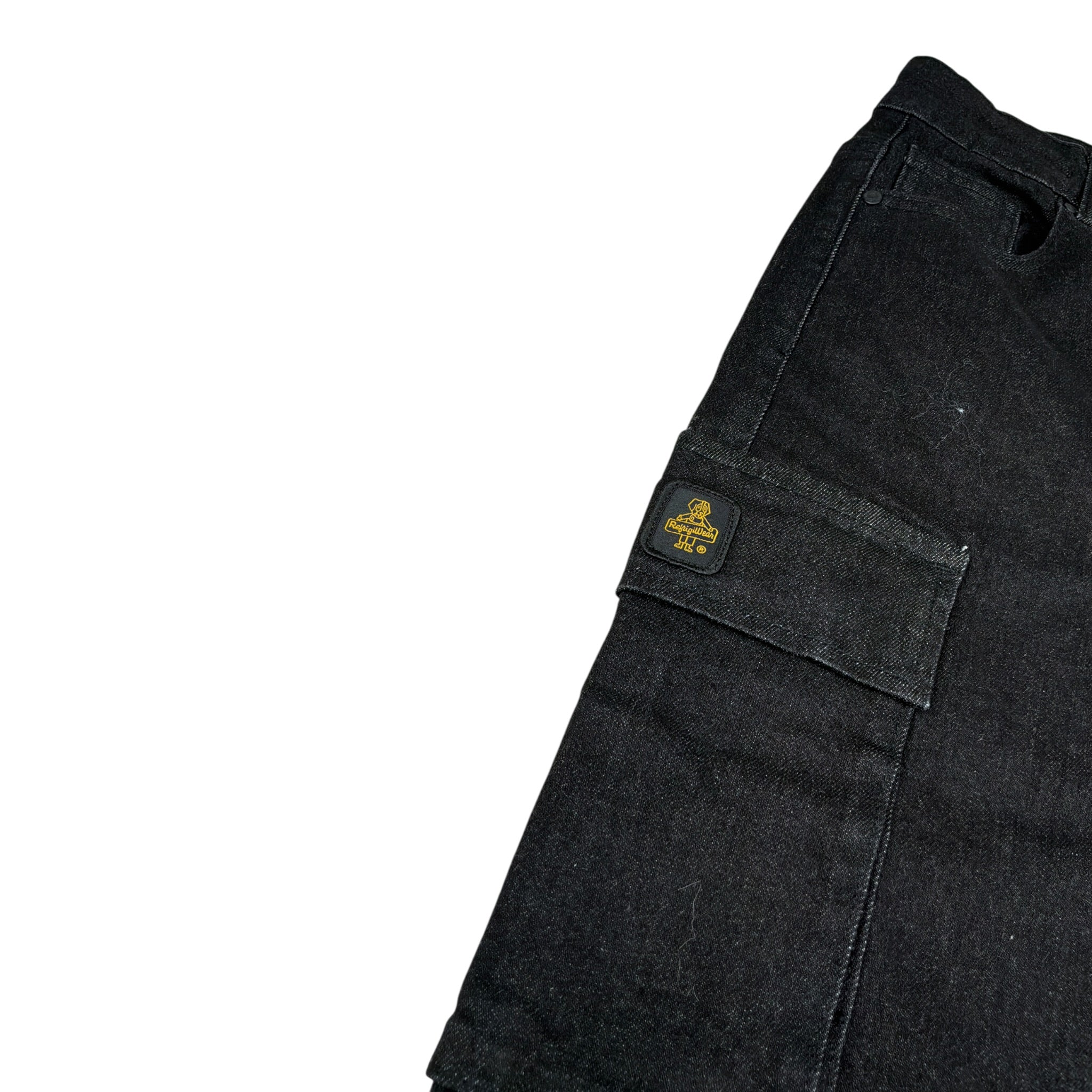 Refrigiwear Jeans tinta unita Modello Palazzo Nero per Bambina RG1415W25XX NERO REFRIGIWEAR 