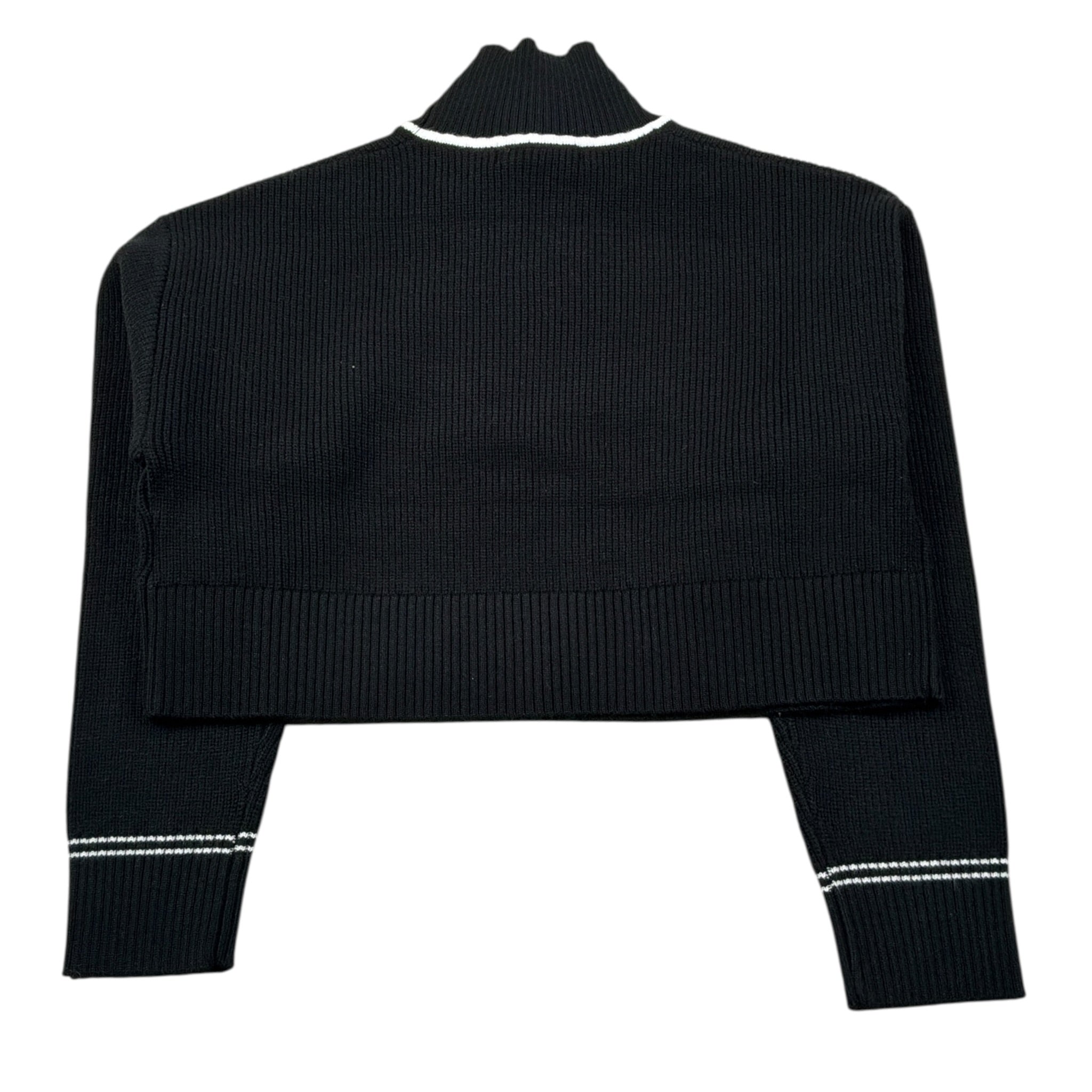 Refrigiwear Maglia Collo Alto tinta unita con Logo Nero per Bambina RG1416W25 NERO REFRIGIWEAR 