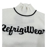Refrigiwear Maglia Collo Alto tinta unita con Logo Panna per Bambina RG1416W25X PANNA REFRIGIWEAR 