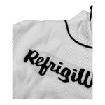 Refrigiwear Maglia Collo Alto tinta unita con Logo Panna per Bambina RG1416W25XXX PANNA REFRIGIWEAR 