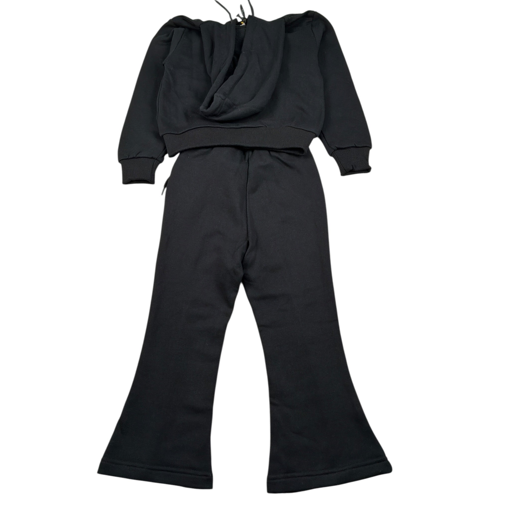 Refrigiwear Completo 2 Pezzi Felpa-Pantalone tinta unita Nero per Neonata RG1480W25 NERO REFRIGIWEAR 