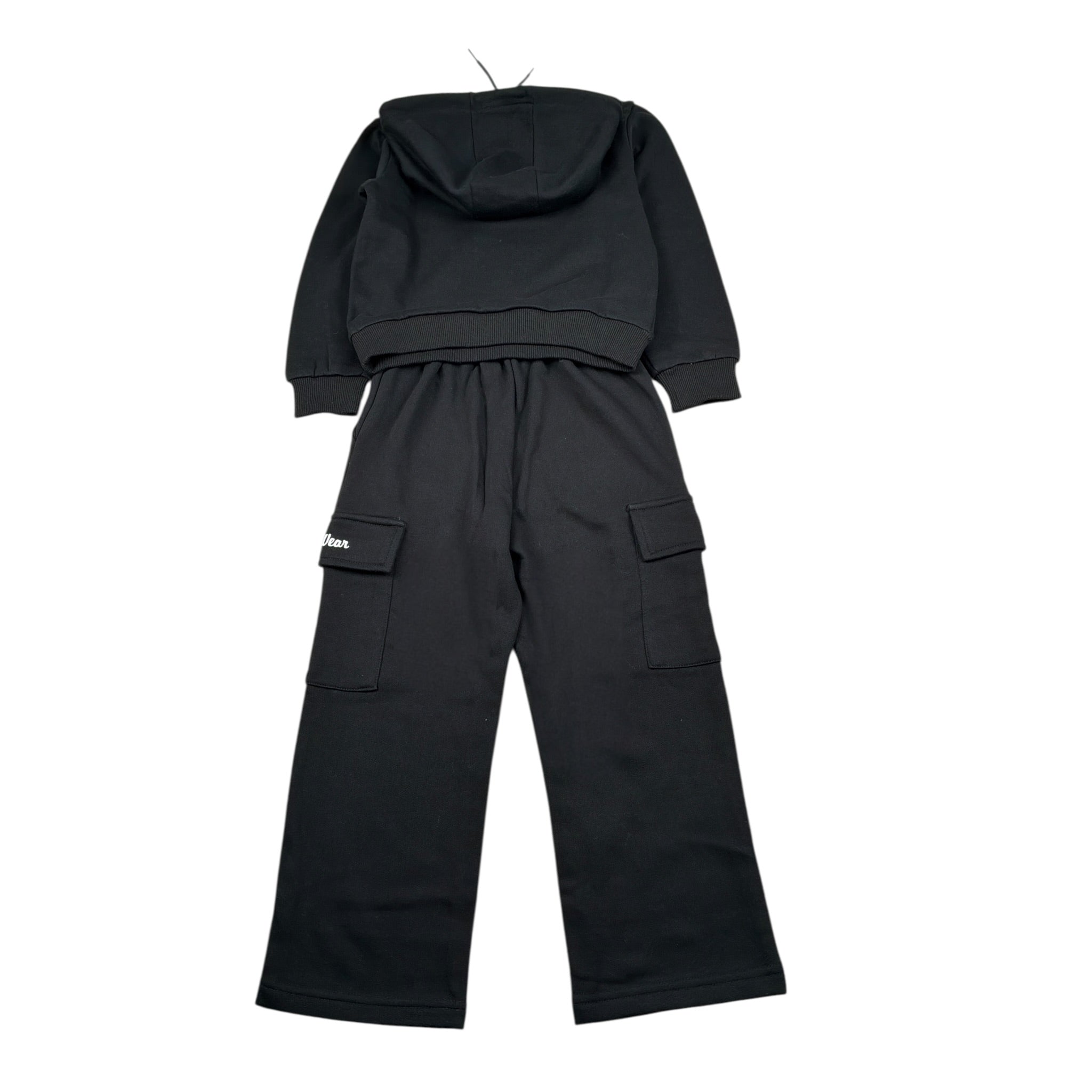 Refrigiwear Completo 2 Pezzi Felpa-Pantalone tinta unita Nero per Bambina RG1481W25 NERO REFRIGIWEAR 