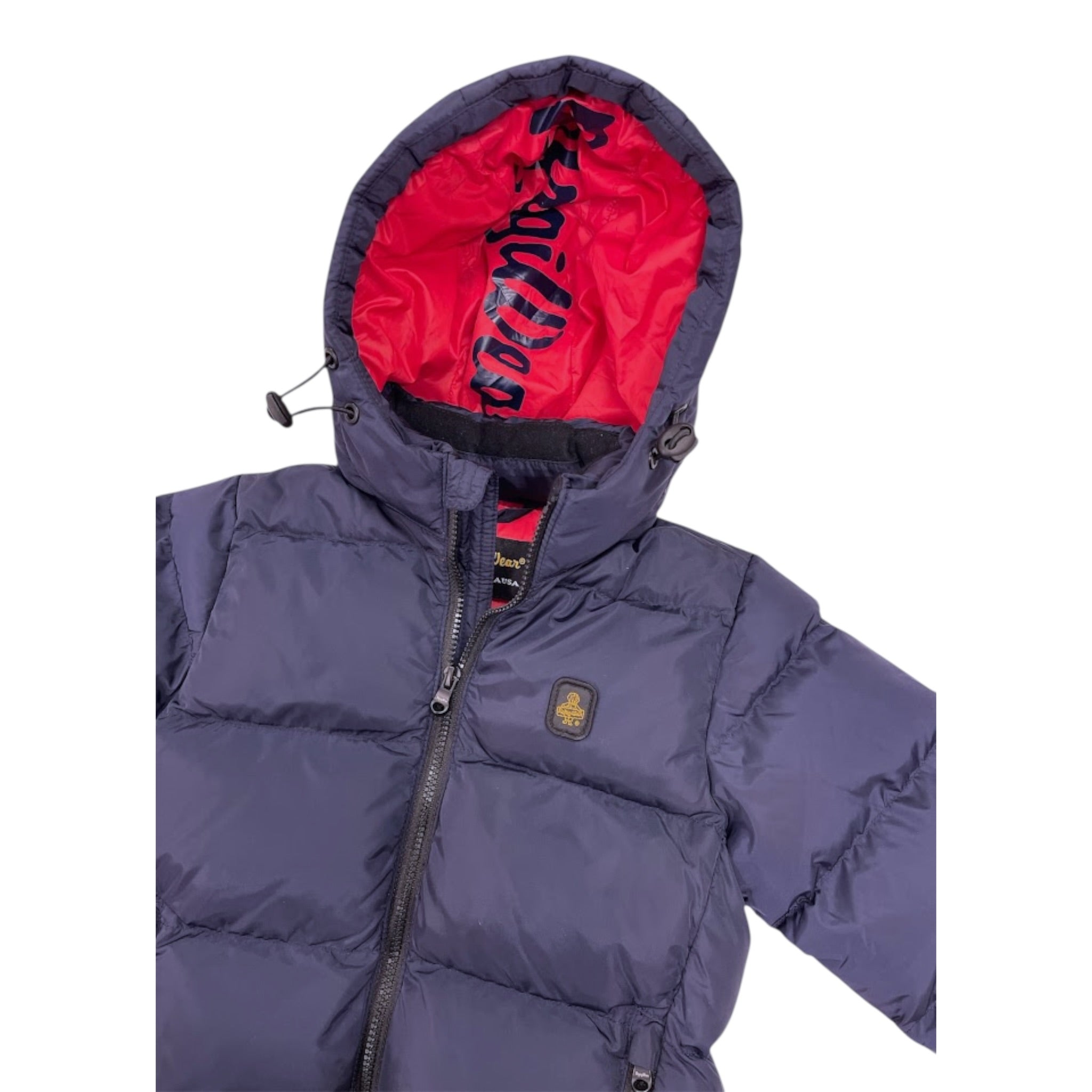 Refrigiwear Giubbino tinta unita con Cappuccio Blu per Neonato RWN822 BLU REFRIGIWEAR 