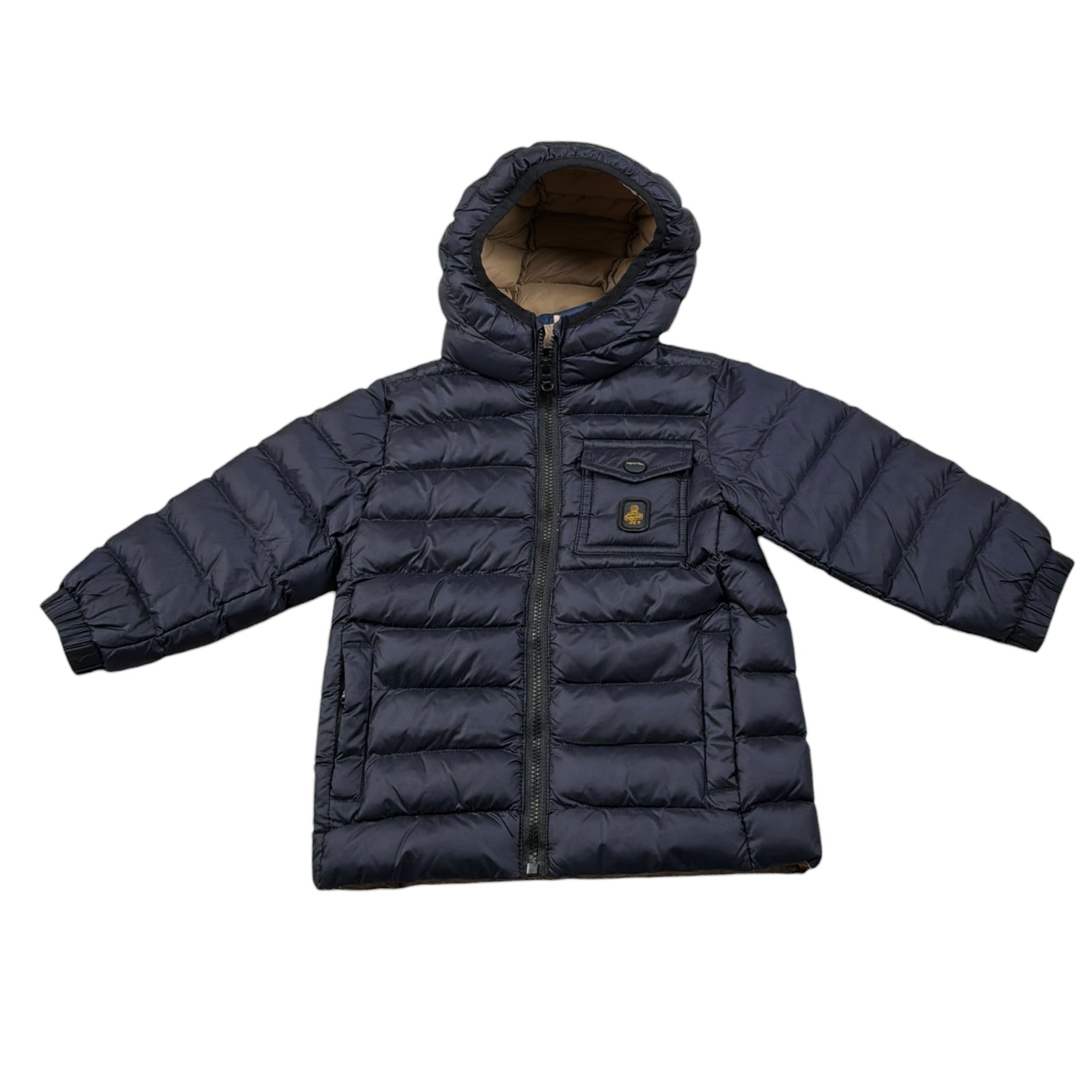 Refrigiwear Giubbino tinta unita con Cappuccio Blu per Neonato RWN824 BLU REFRIGIWEAR 