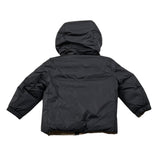 Refrigiwear Giubbino Reversibile con Zip E Cappuccio Nero/Beige per Neonato RWN825X NERO/BEIGE REFRIGIWEAR 