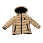 Refrigiwear Giubbino Reversibile con Zip E Cappuccio Nero/Beige per Neonato RWN825X NERO/BEIGE REFRIGIWEAR 