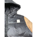 Refrigue Giubbino Bicolore con Cappuccio Nero/Beige per Bambino 2841O00038 NERO/BEIGE REFRIGUE 