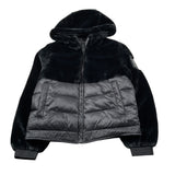 Refrigue Giubbino tinta unita con Cappuccio Nero per Bambina 2841O00045 NERO REFRIGUE 