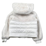 Refrigue Giubbino tinta unita con Cappuccio Bianco per Bambina 2841O00045X BIANCO REFRIGUE 