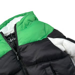 Refrigue Giubbino tinta unita con Zip Cappuccio Verde/Nero per Neonato 2871O00012 VERDE/NERO REFRIGUE 