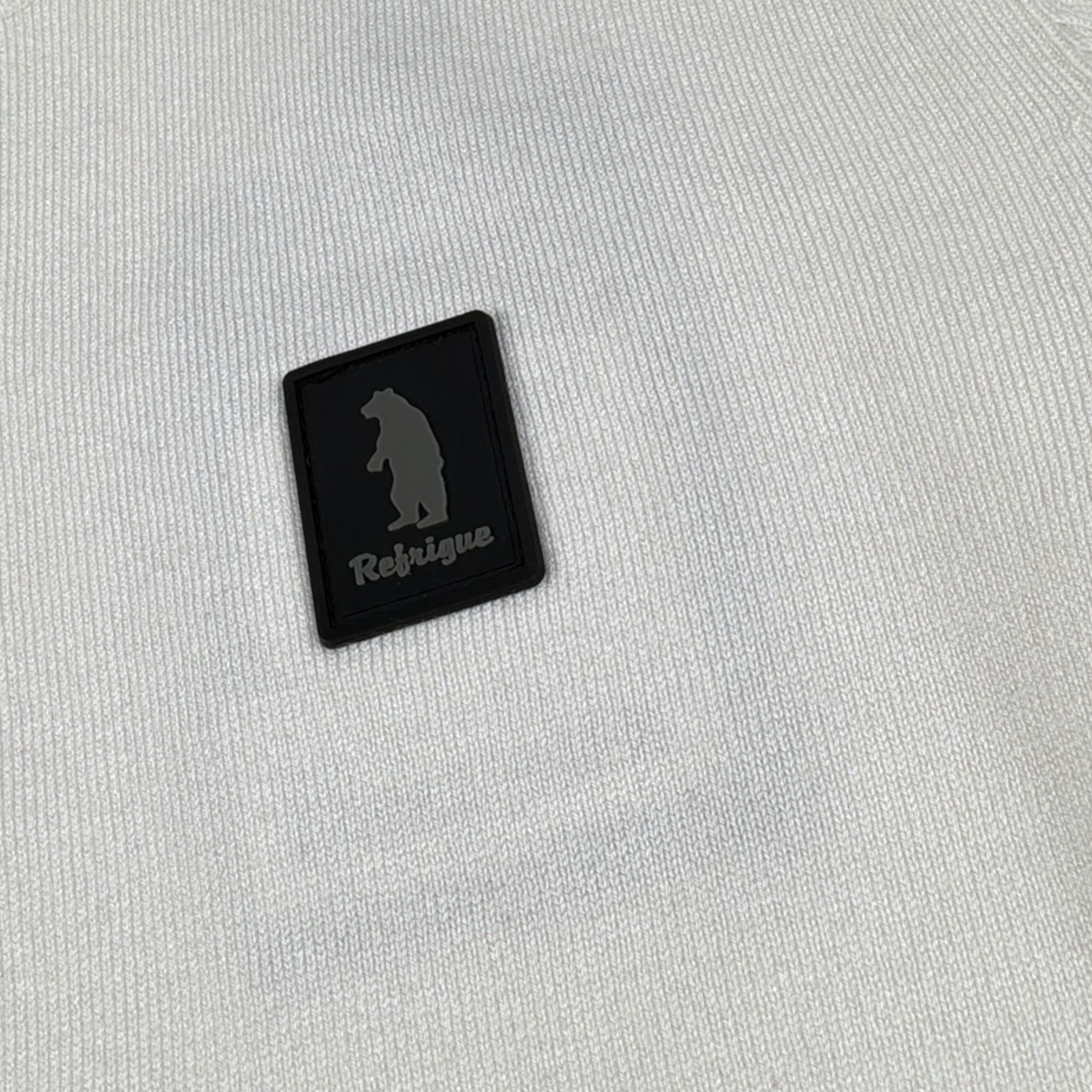 Refrigue Maglia tinta unita con Logo Panna per Bambino 28UX1W000035 PANNA REFRIGUE 
