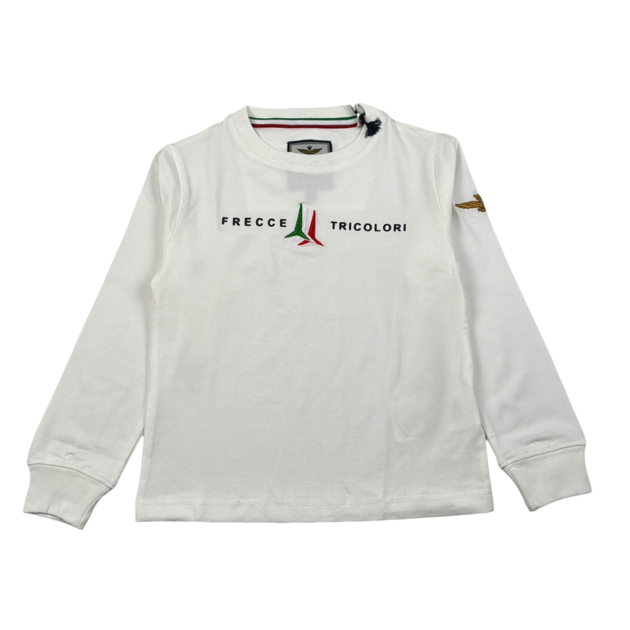 Replay Shirt Girocollo tinta unita con Stampa Bianco per Bambino 252TS0042AJ BIANCO REPLAY 