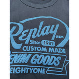 Replay Felpa Chiusa Girocollo tinta unita Blu per Bambino SB2064 BLU REPLAY 