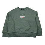 Replay Felpa Chiusa Girocollo tinta unita con Stampa Verde per Bambino SB2076 VERDE REPLAY 
