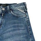 Replay Jeans tinta unita Modello Palazzo Blu per Bambina SG9449 BLU REPLAY 