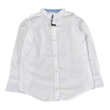 Ronnie Kay Camicie tinta unita con Colletto Coreano Bianco per Bambino RK1333 BIANCO RONNIE KAY 