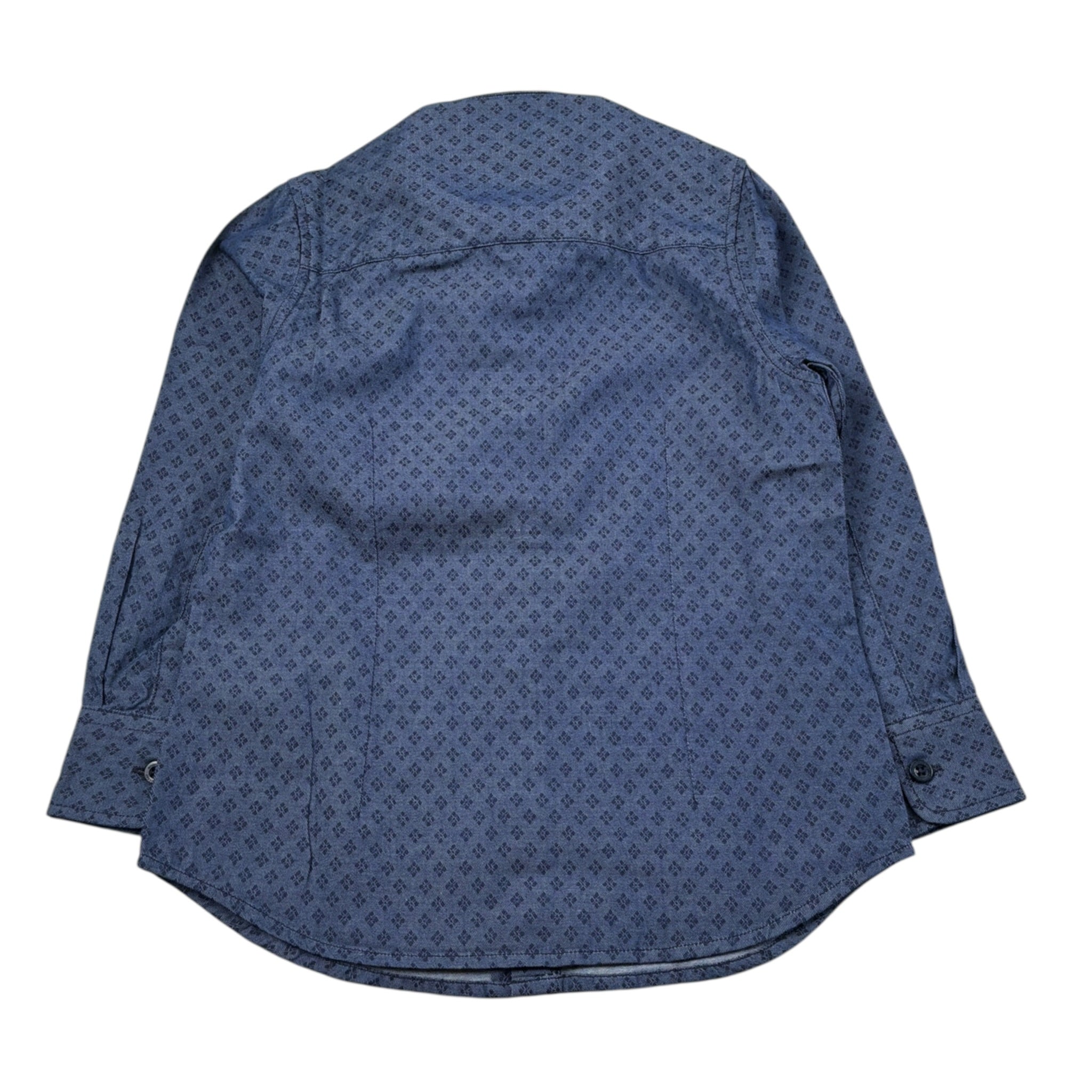 Ronnie Kay Camicia tinta unita con Fantasia Blu per Neonato RK1961N BLU RONNIE KAY 