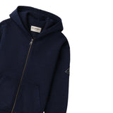 Roy Roger'S Felpa con Zip E Cappuccio tinta unita Blu per Bambino RB140 BLU ROY ROGER'S 