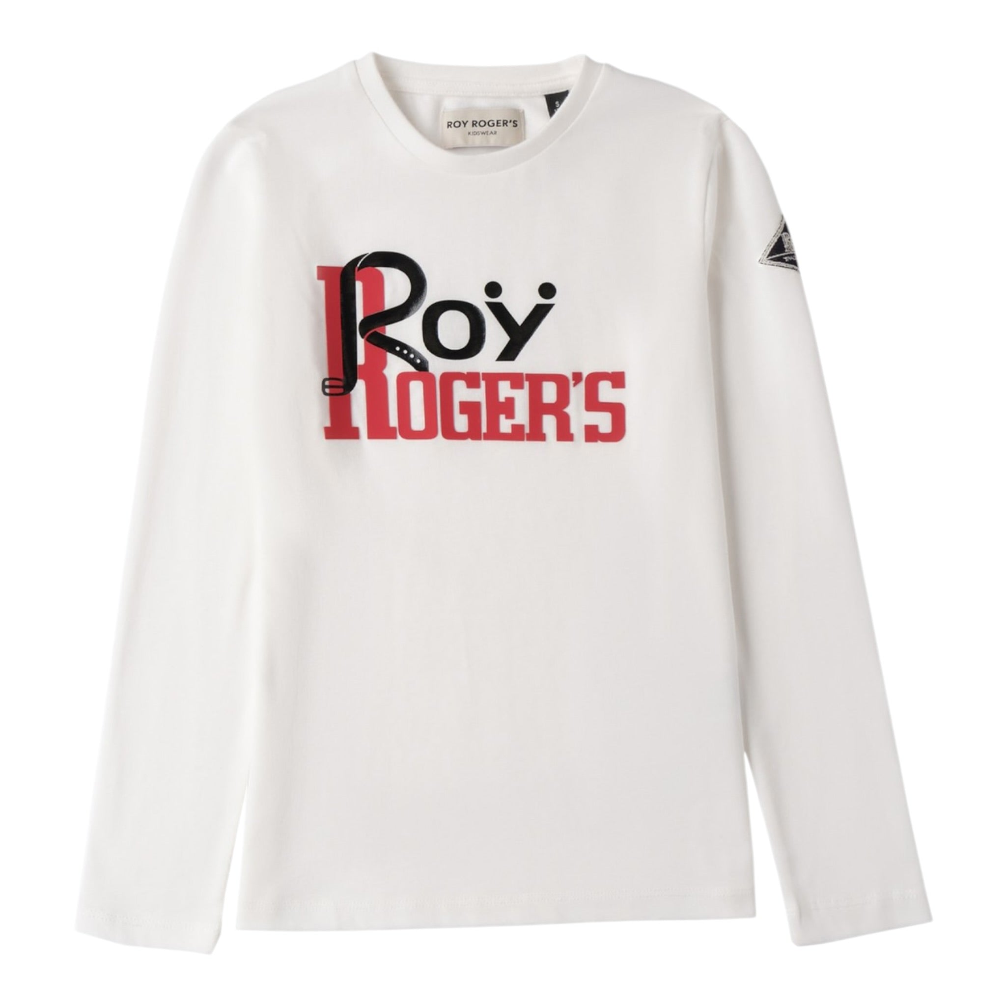 Roy Roger'S Shirt tinta unita con Stampa Bianco per Bambino RF104X BIANCO ROY ROGER'S 