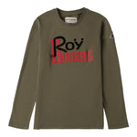 Roy Roger'S Shirt tinta unita con Stampa Verde per Bambino RF104X VERDE ROY ROGER'S 