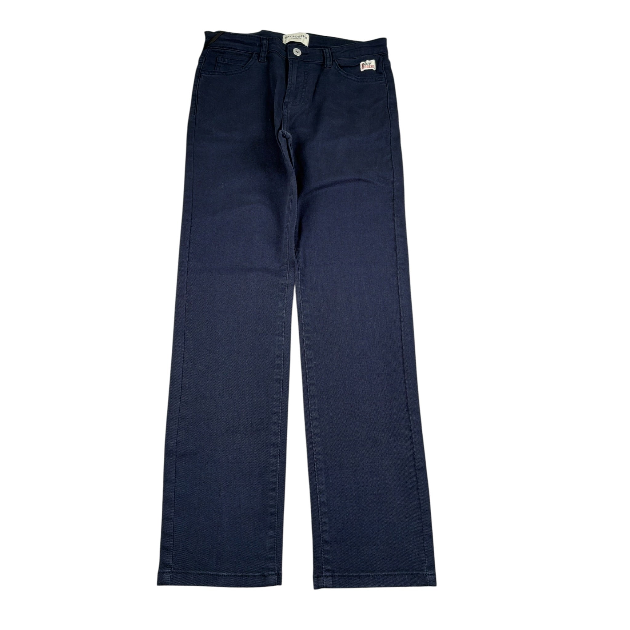 Roy Roger'S Pantalone tinta unita con Girovita Regolabile Blu per Bambino RF110 BLU ROY ROGER'S 