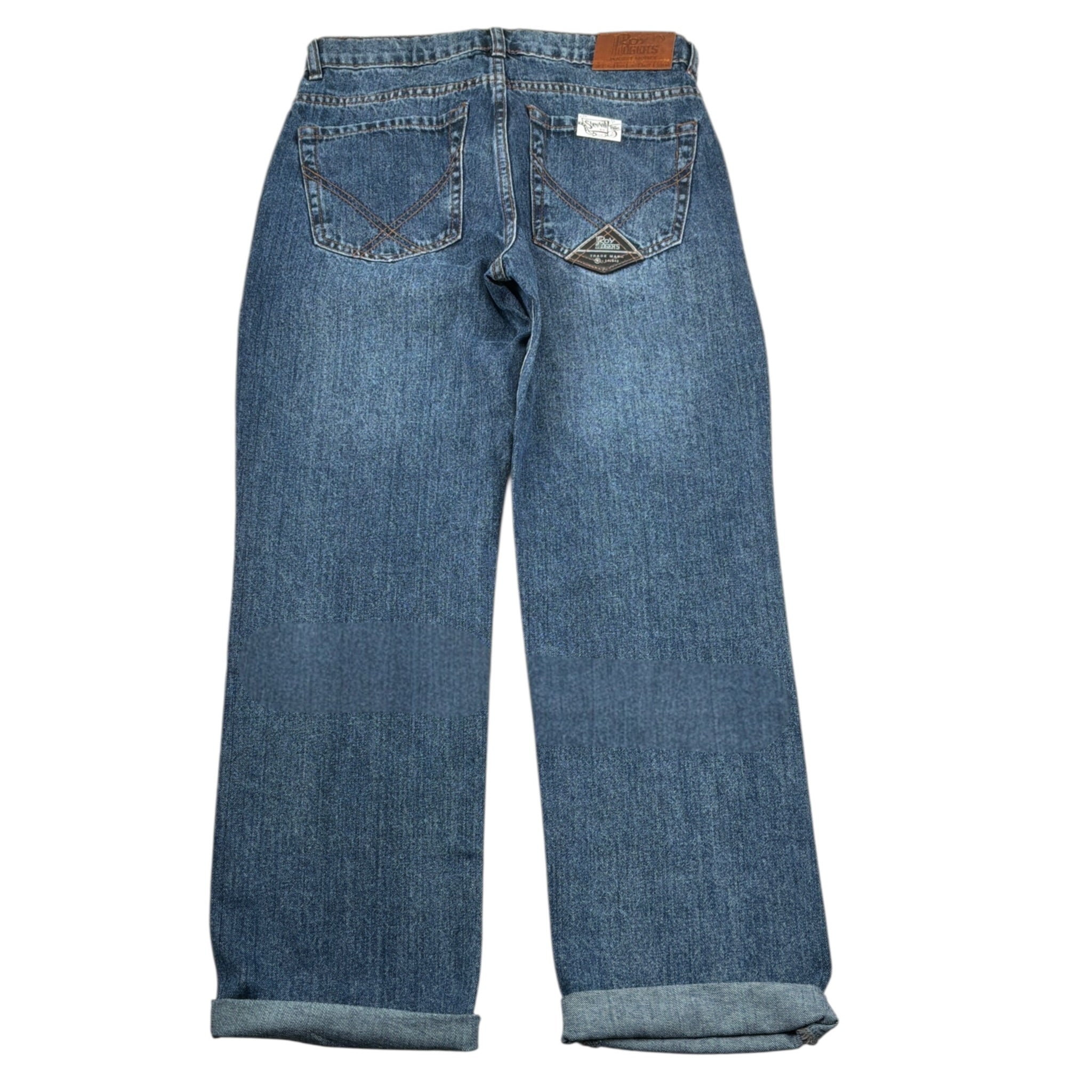 Roy Roger'S Jeans tinta unita con Girovita Regolabile Blu per Bambino RF144 BLU ROY ROGER'S 