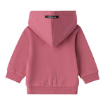 Roy Roger'S Felpa tinta unita con Zip E Cappuccio Rosa per Neonata RF186AX ROSA ROY ROGER'S 