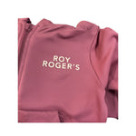 Roy Roger'S Felpa tinta unita con Zip E Cappuccio Rosa per Neonata RF186AX ROSA ROY ROGER'S 