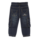 Roy Roger'S Jeans tinta unita con Elastico In Vita Blu per Neonato RF191 BLU ROY ROGER'S 