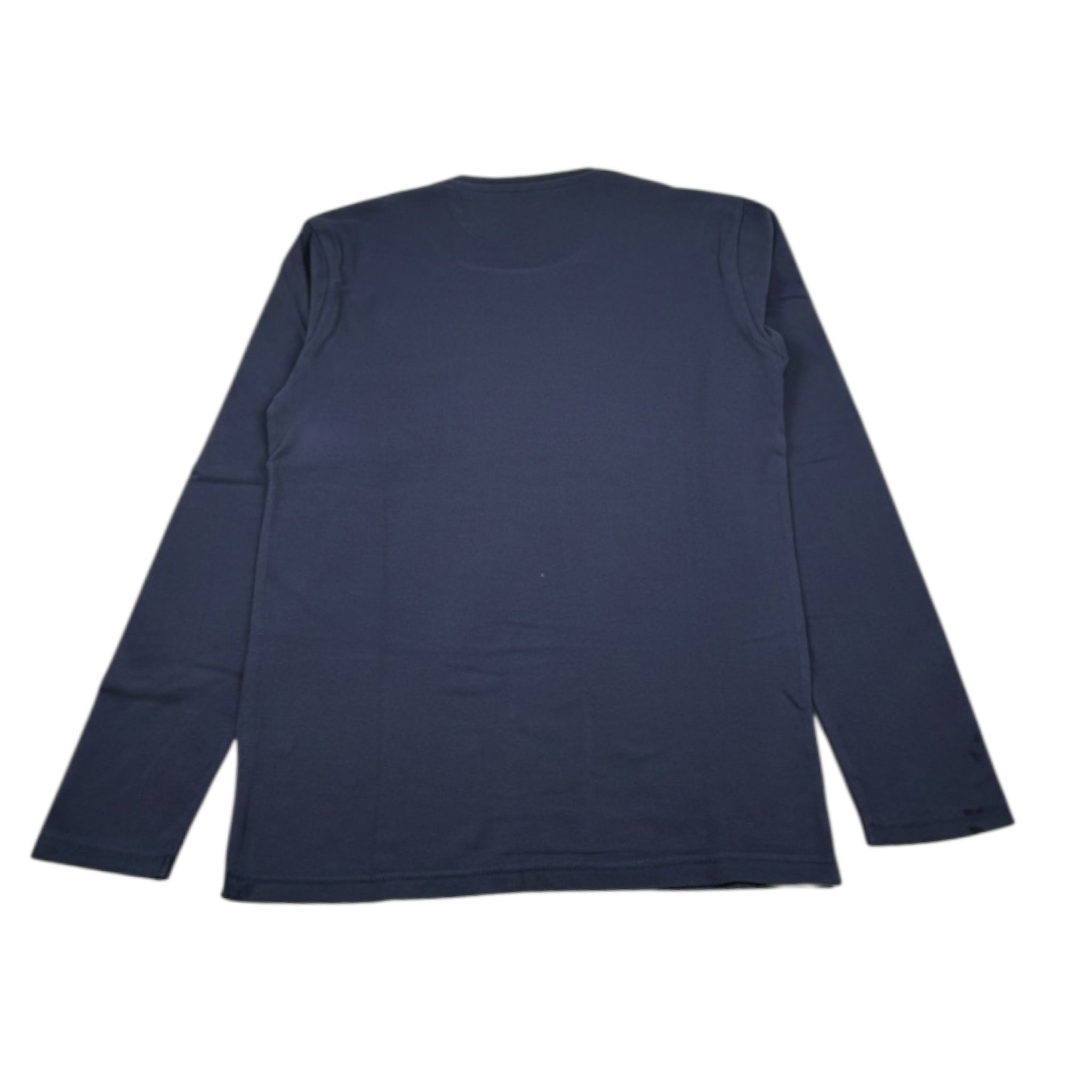Sun68 Shirt Girocollo tinta unita con Bottoni Blu per Bambino T40304 BLU SUN68 