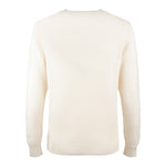 Saint Barth Maglia Girocollo tinta unita con Stampa Panna per Bambino 001901594I PANNA SAINT BARTH 